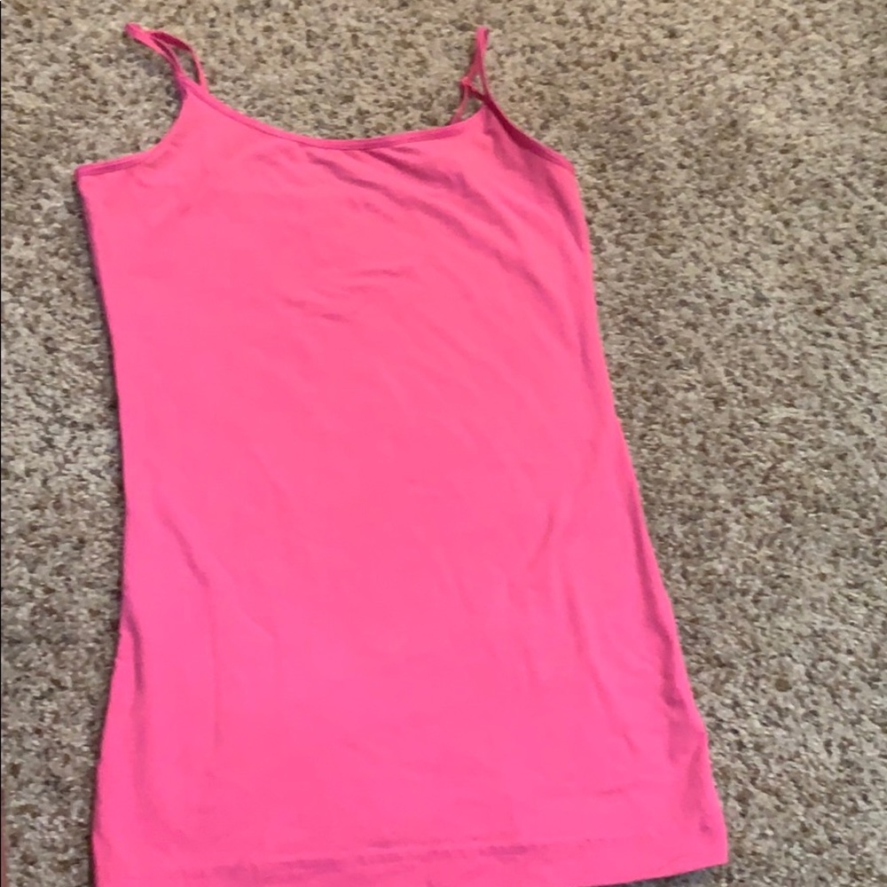 Pink tank top